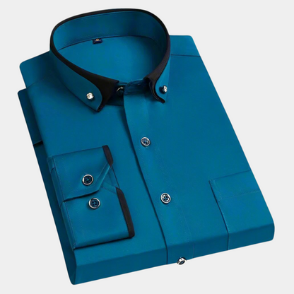 Alessandro – Camicia Classica Da Uomo A Maniche Lunghe