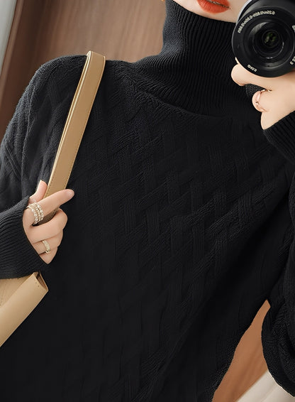 Franca - Maglione Dolcevita Donna Stile Elegante