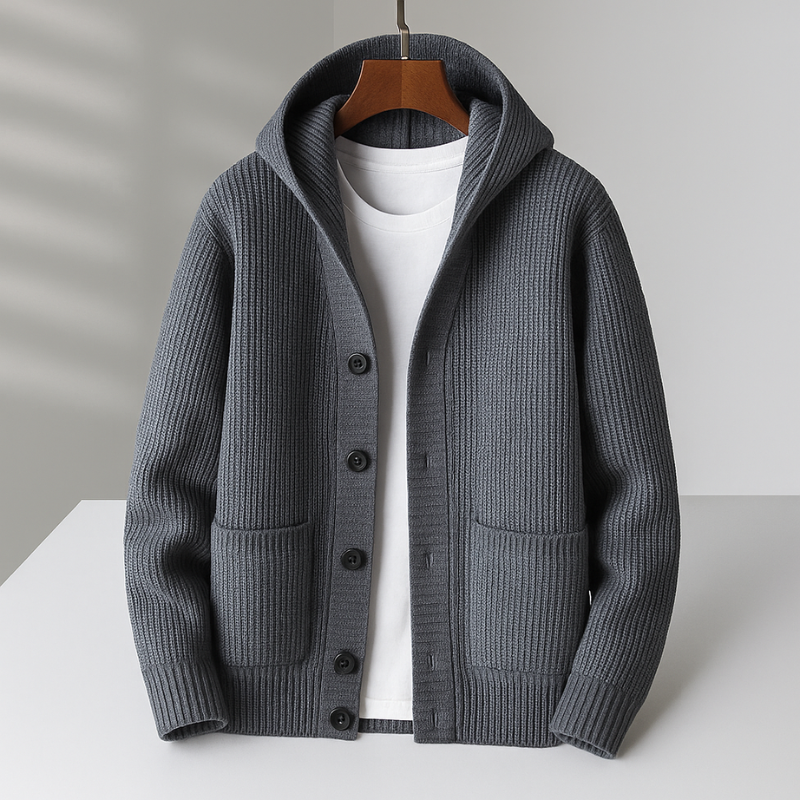 Toribio - Cardigan Elegante Classico Da Uomo