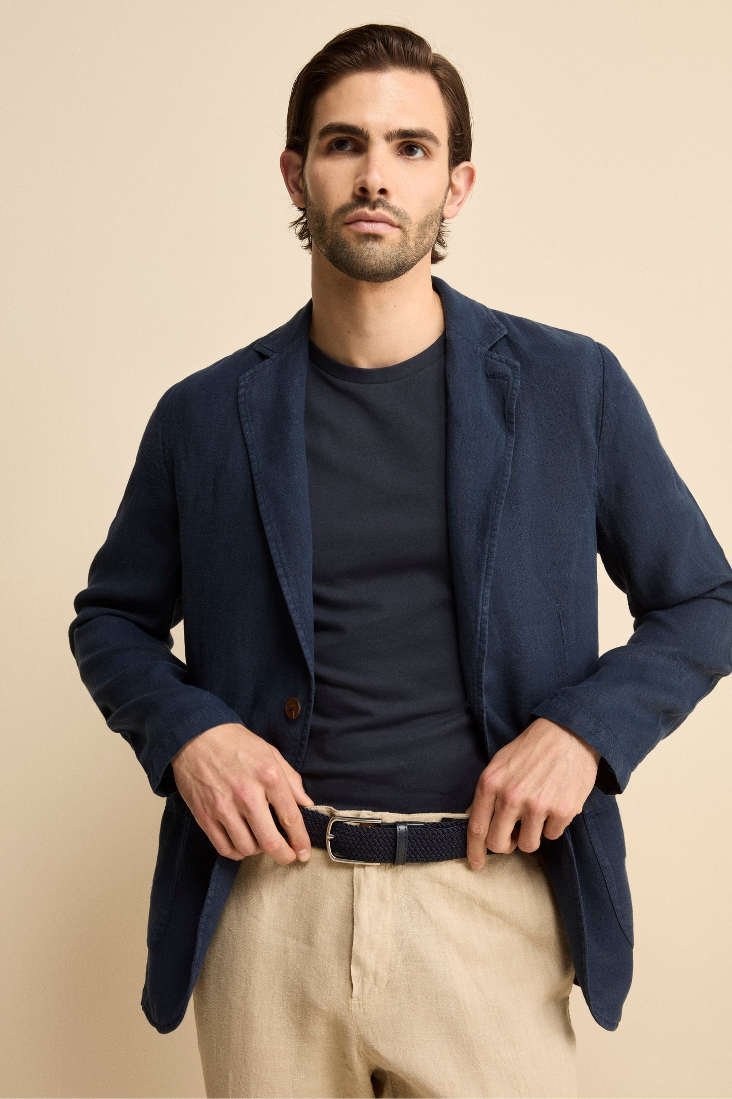Ippolito - Giacca Uomo Blu Notte Elegante