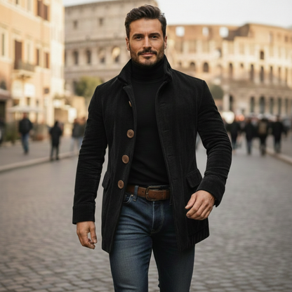 Remigio - Giacca Uomo Elegante Stile Retrò Moderno