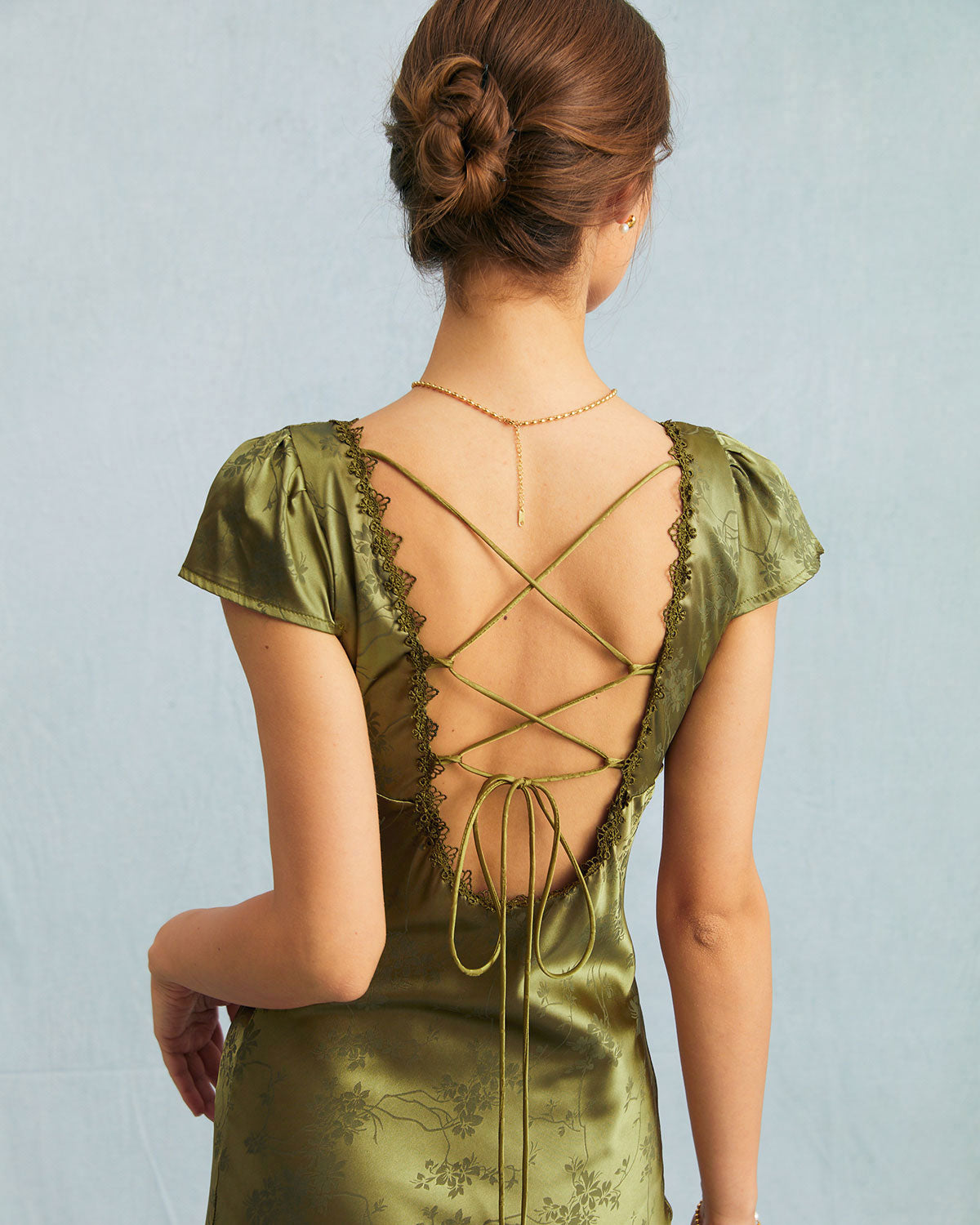 Erminia - Abito Midi Donna Elegante Raffinato