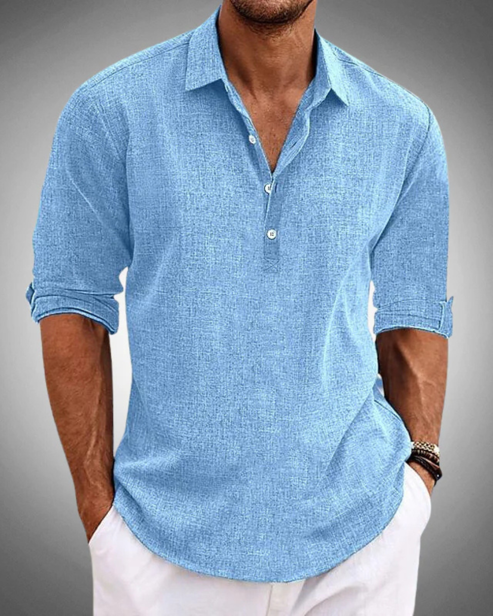 Remigino - Camicia Classica Uomo Elegante Moderna Essenziale