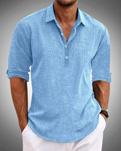 Remigino - Camicia Classica Uomo Elegante Moderna Essenziale