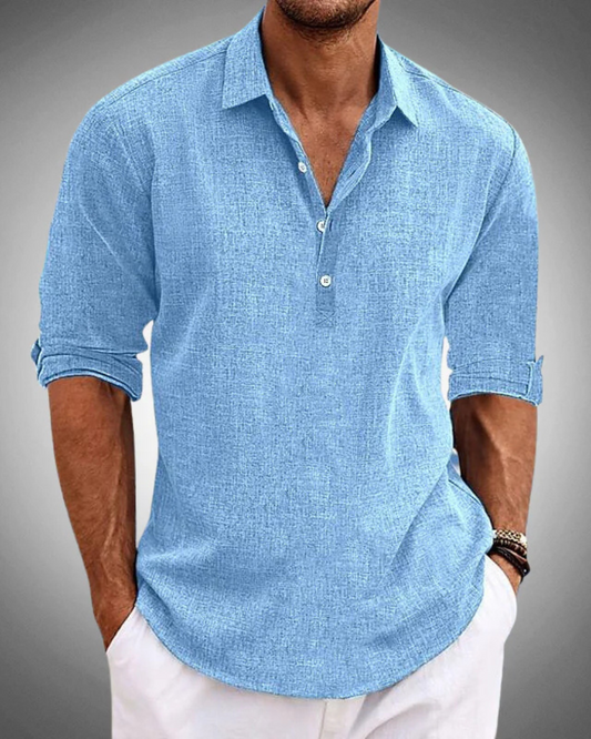 Remigino - Camicia Classica Uomo Elegante Moderna Essenziale