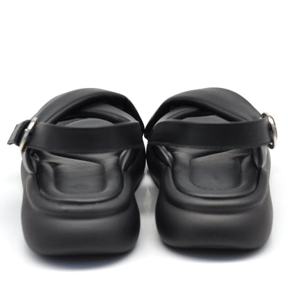 Agata – Sandali donna platform doppio fondo fasce incrociate