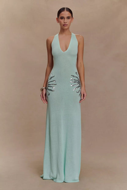Elvira - Abito Maxi Donna Elegante Brillante