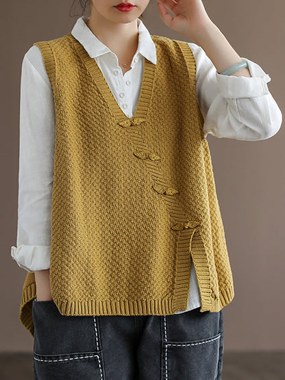 Valeta - Gilet Donna Taglia Plus Scollo a V