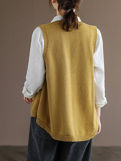 Valeta - Gilet Donna Taglia Plus Scollo a V
