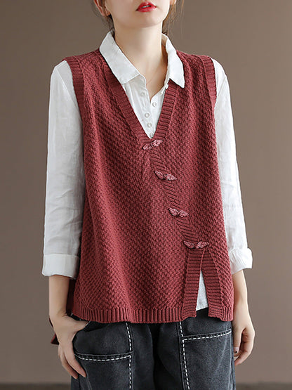Valeta - Gilet Donna Taglia Plus Scollo a V