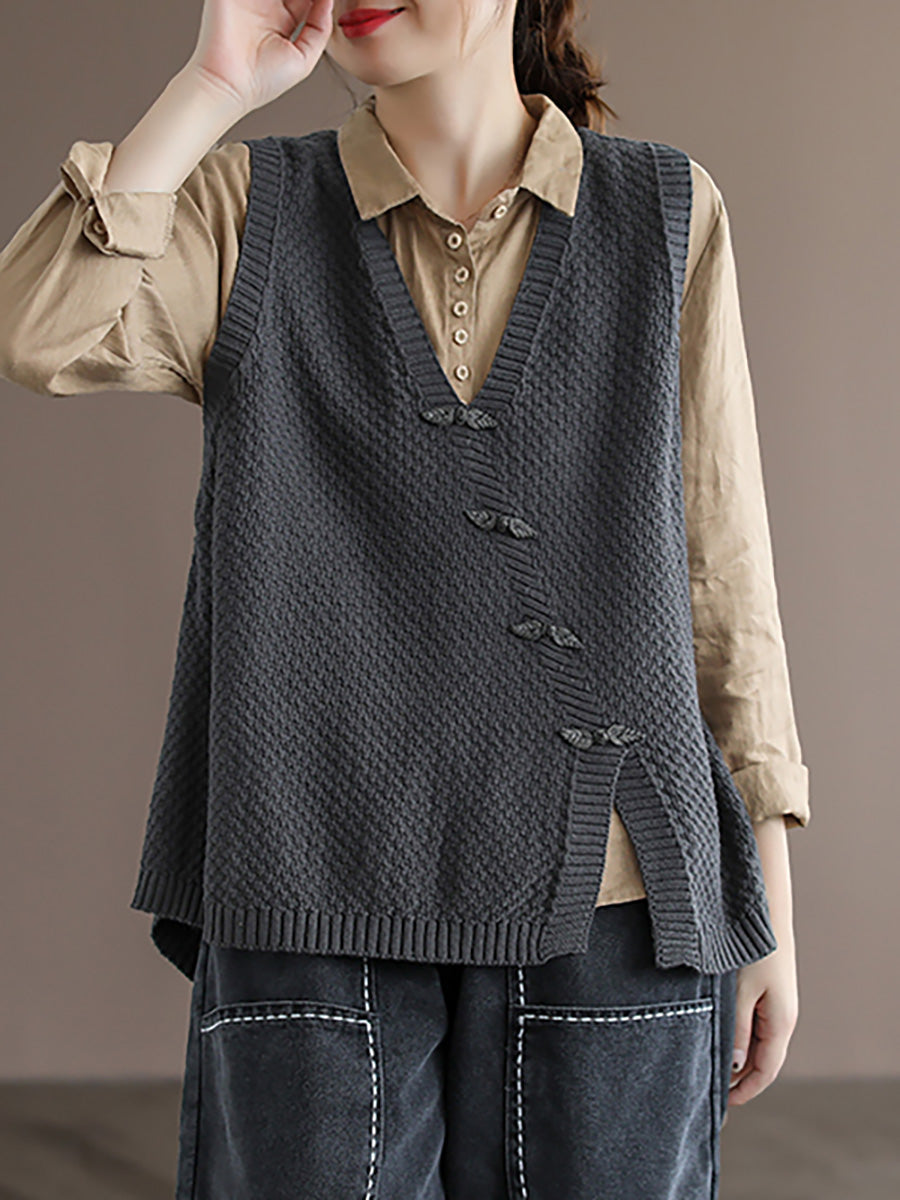 Valeta - Gilet Donna Taglia Plus Scollo a V