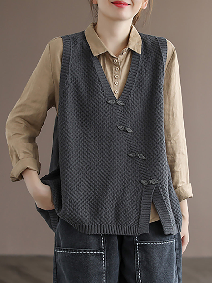 Valeta - Gilet Donna Taglia Plus Scollo a V