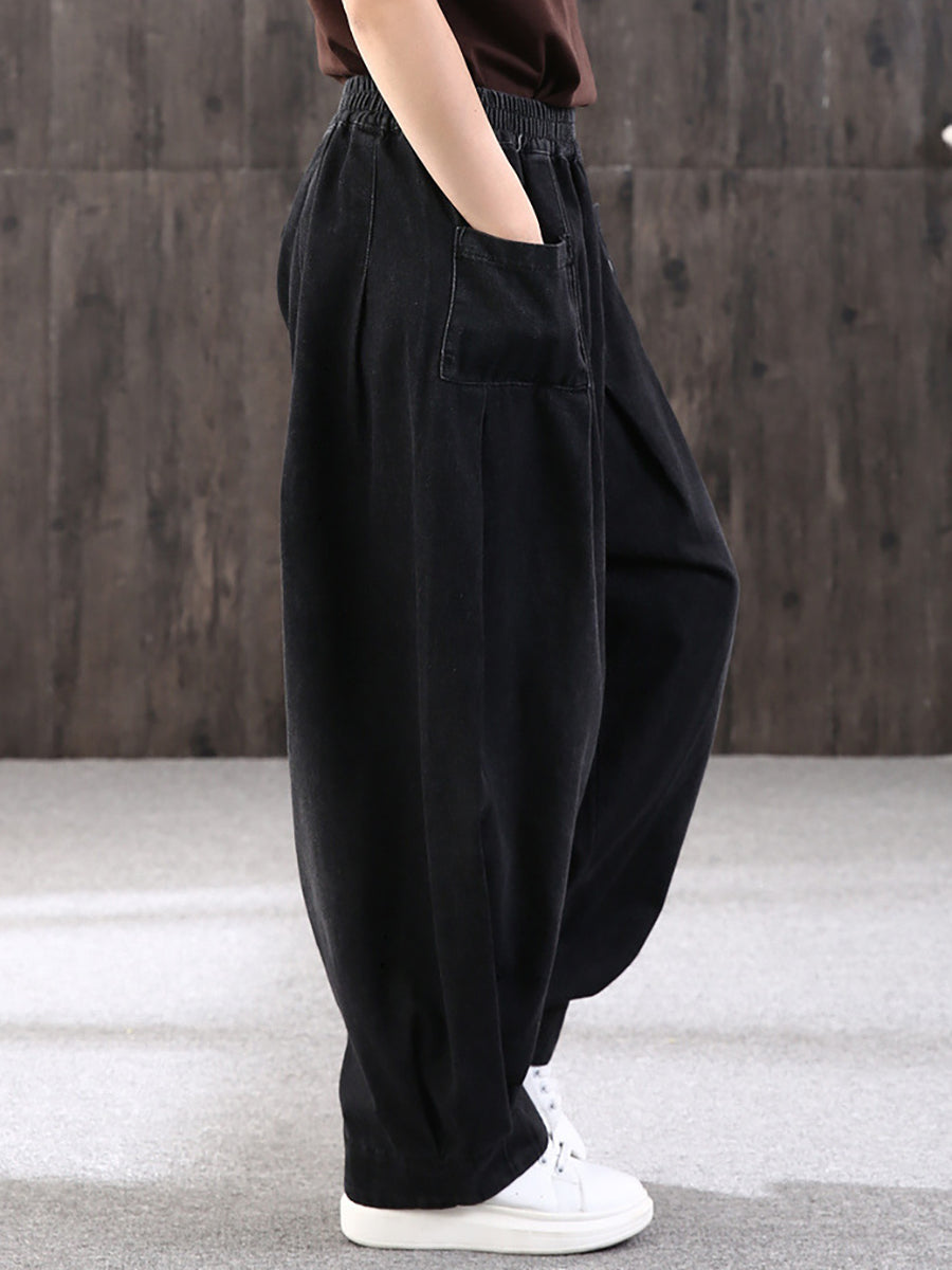 Teresa - Jeans Donna Largo Colore Semplice
