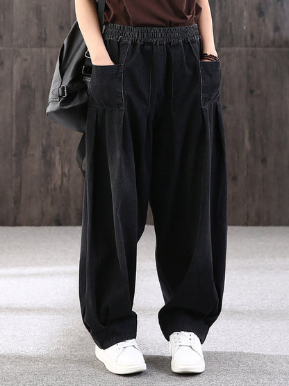 Teresa - Jeans Donna Largo Colore Semplice