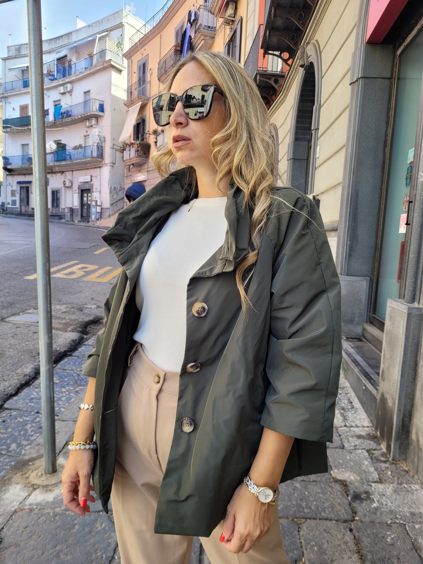 Tarina – Giacca Antivento Donna Leggera Moderna Urbana