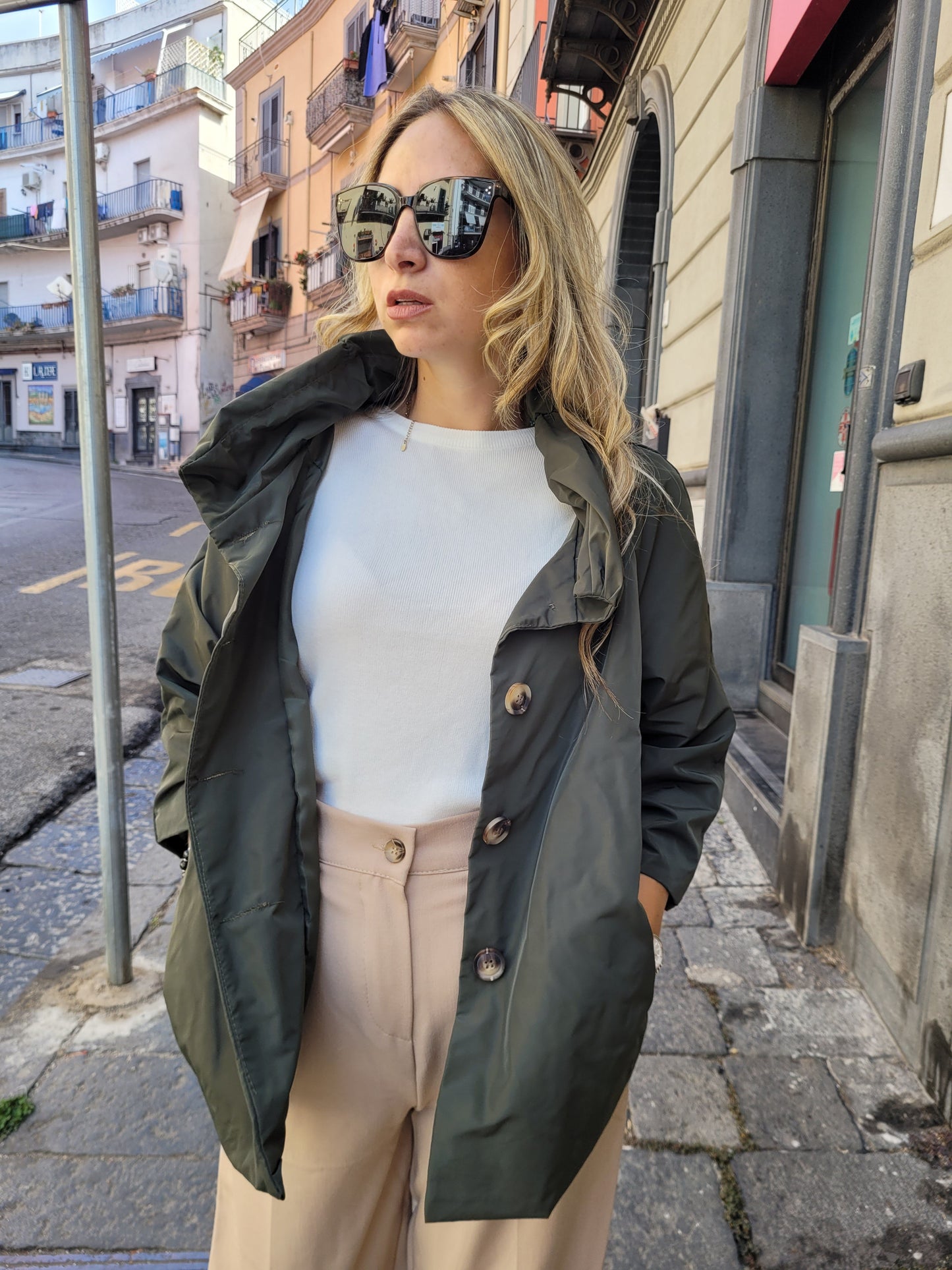 Tarina – Giacca Antivento Donna Leggera Moderna Urbana