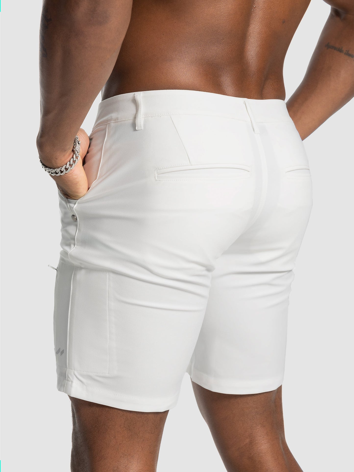 Rinaldo - Shorts Chino Performance Uomo Elite Moderni Versatili