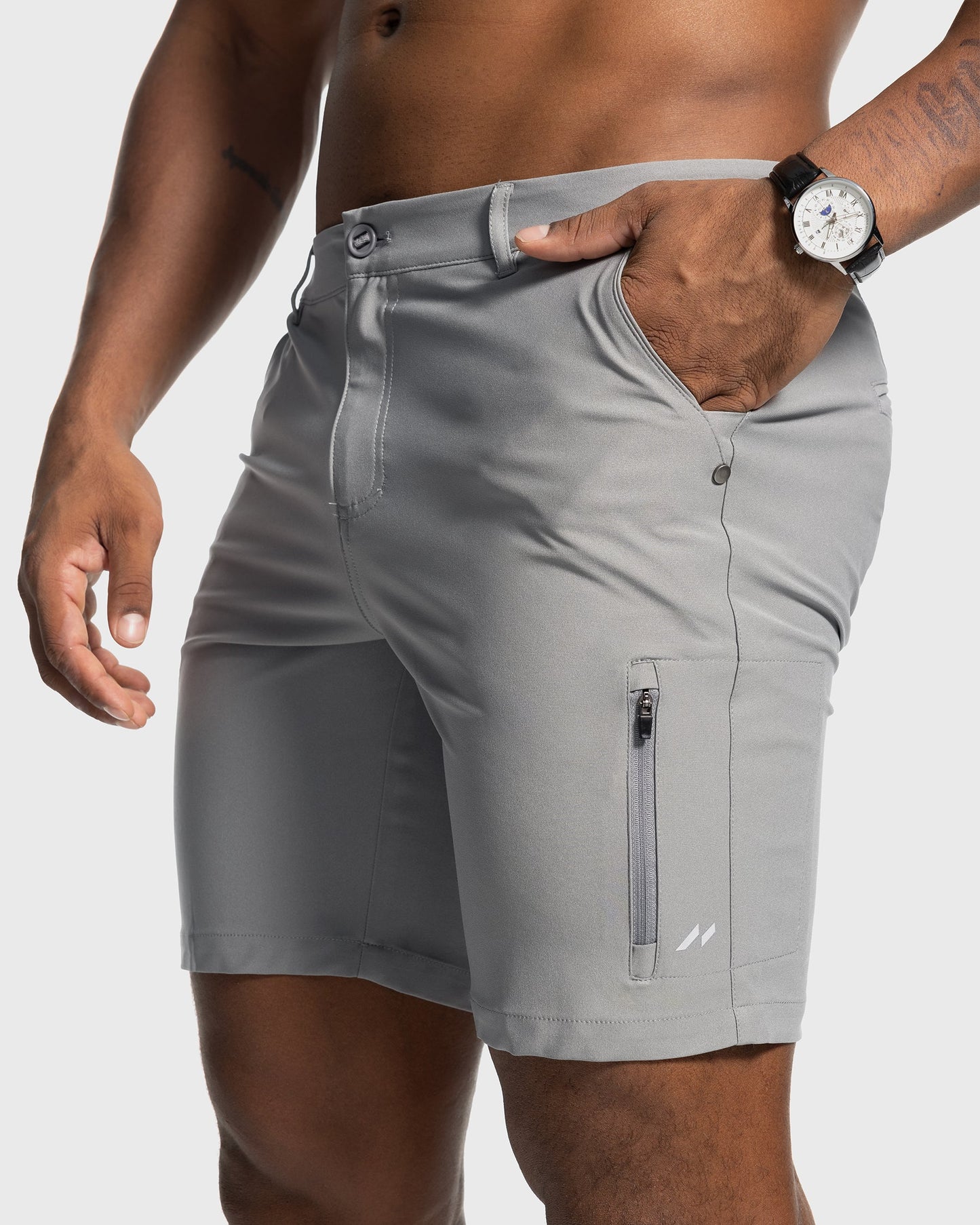 Rinaldo - Shorts Chino Performance Uomo Elite Moderni Versatili