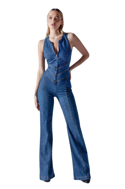 Rachele – Tuta in Jeans Donna Casual Chic