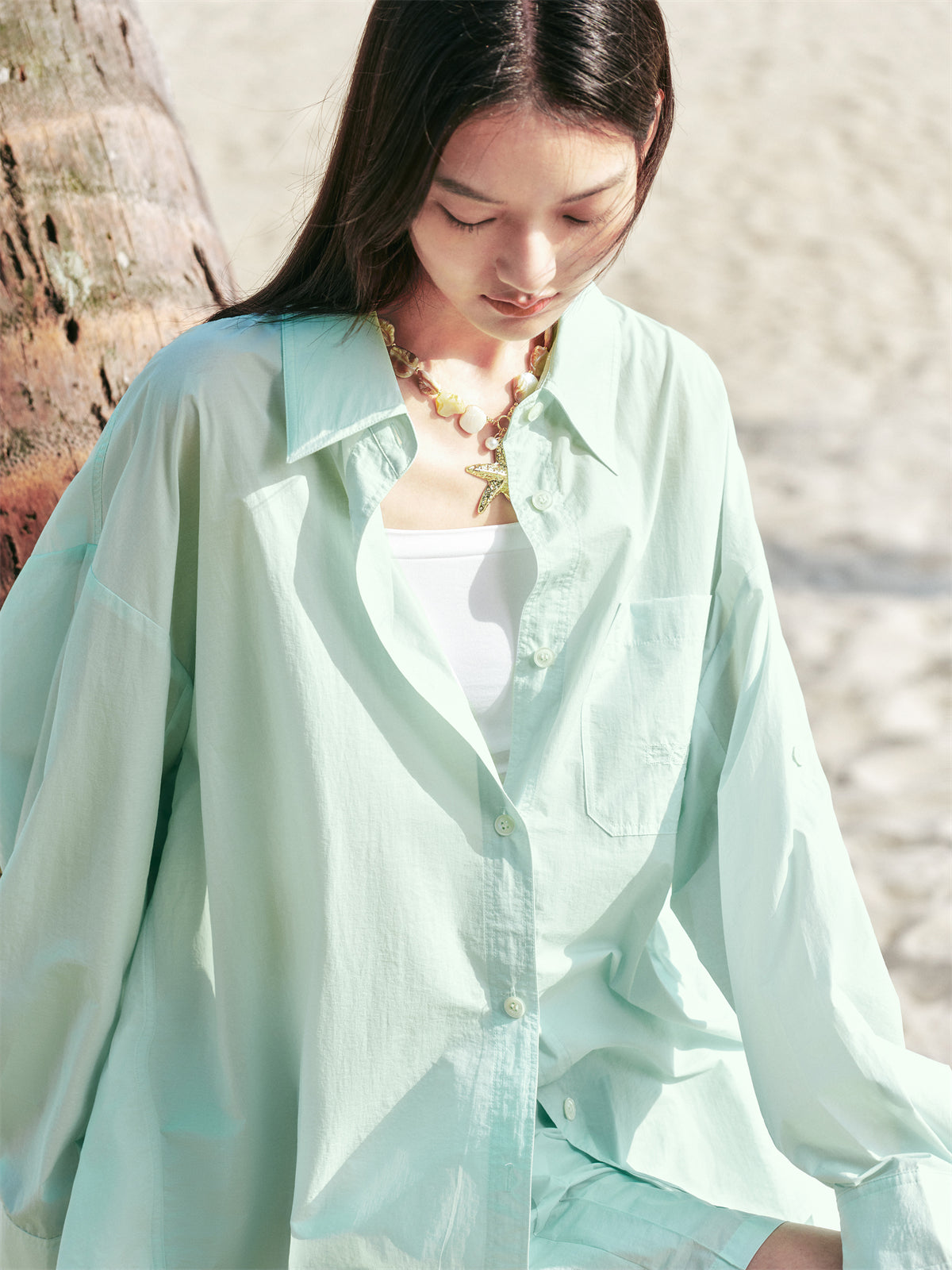 Gioia - Camicia Donna Oversize Elegante Moderna
