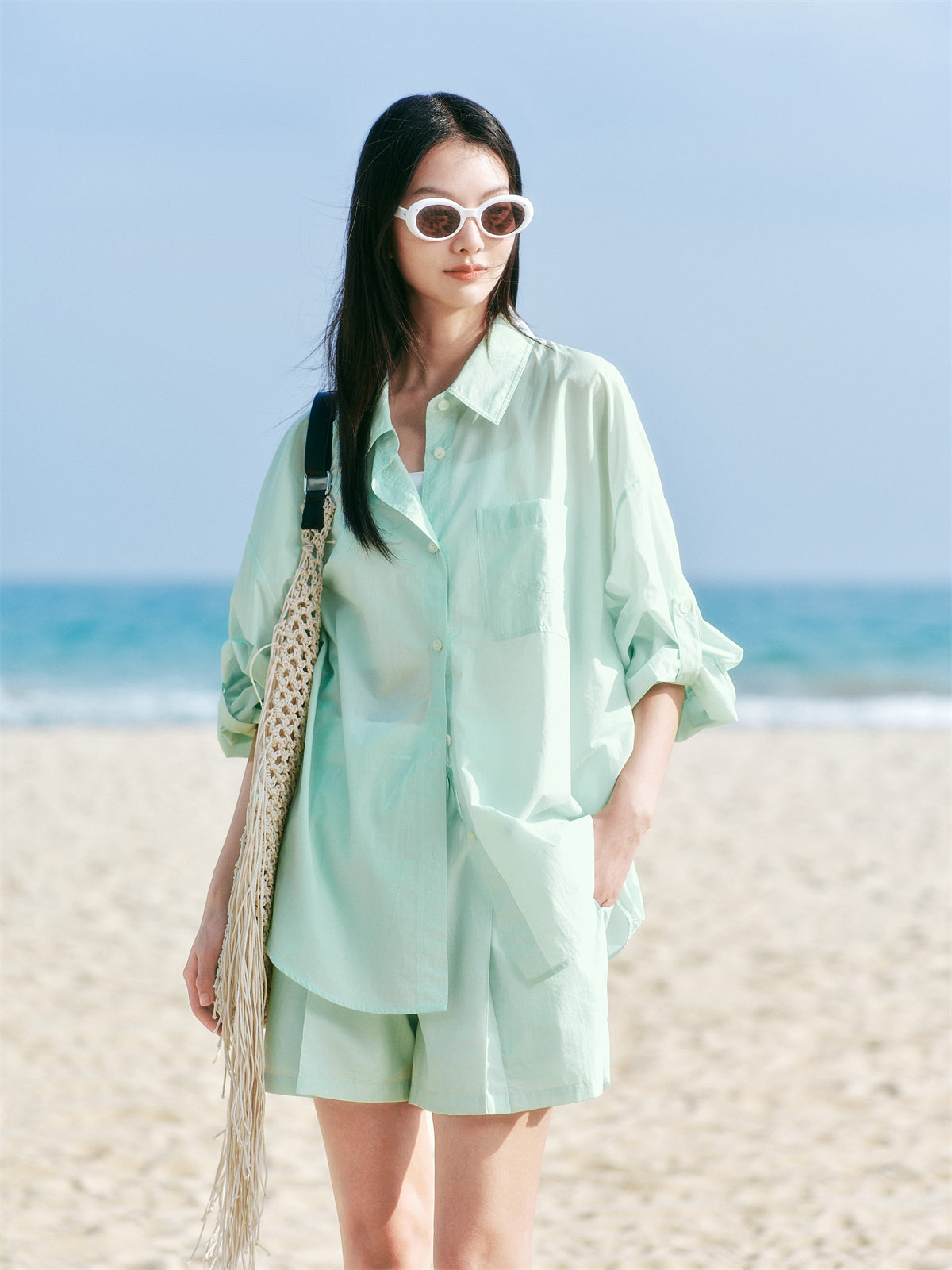 Gioia - Camicia Donna Oversize Elegante Moderna