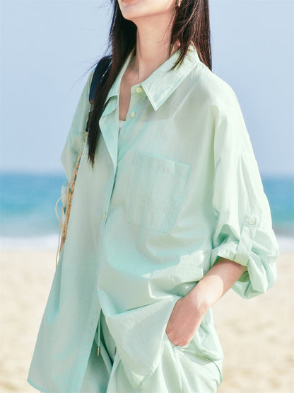 Gioia - Camicia Donna Oversize Elegante Moderna