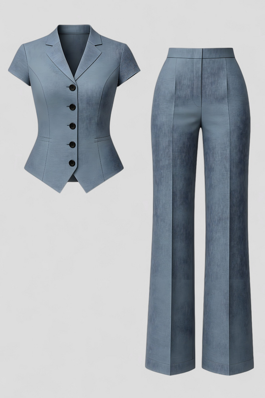 Harmonia - Completo elegante da donna con top e pantaloni