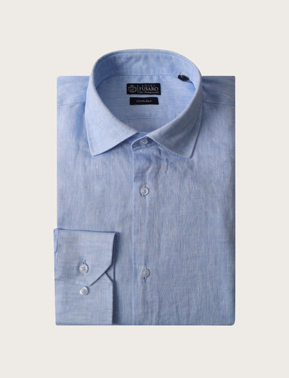 Romerio - Camicia Uomo Naturale Leggera Fresca Estiva