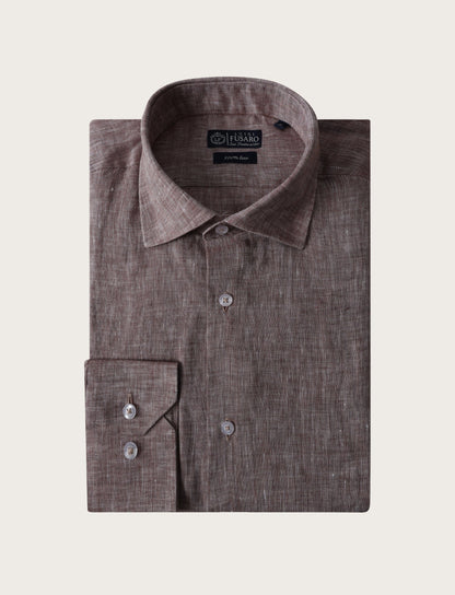 Romerio - Camicia Uomo Naturale Leggera Fresca Estiva