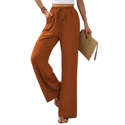 Giuseppina - Pantaloni a Gamba Larga per Donna