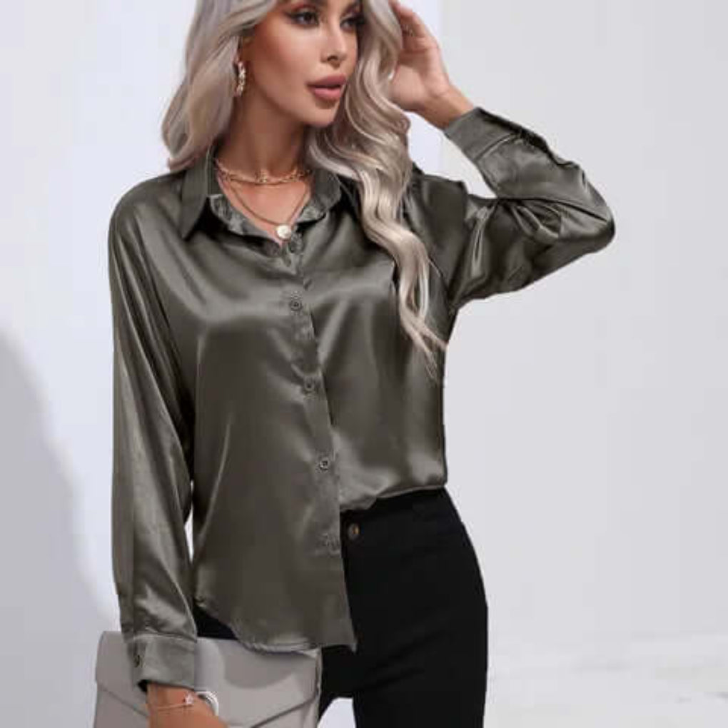 Donatella – Blusa Con Maniche Lunghe E Vestibilità Ampia