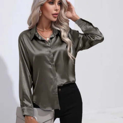 Donatella – Blusa Con Maniche Lunghe E Vestibilità Ampia