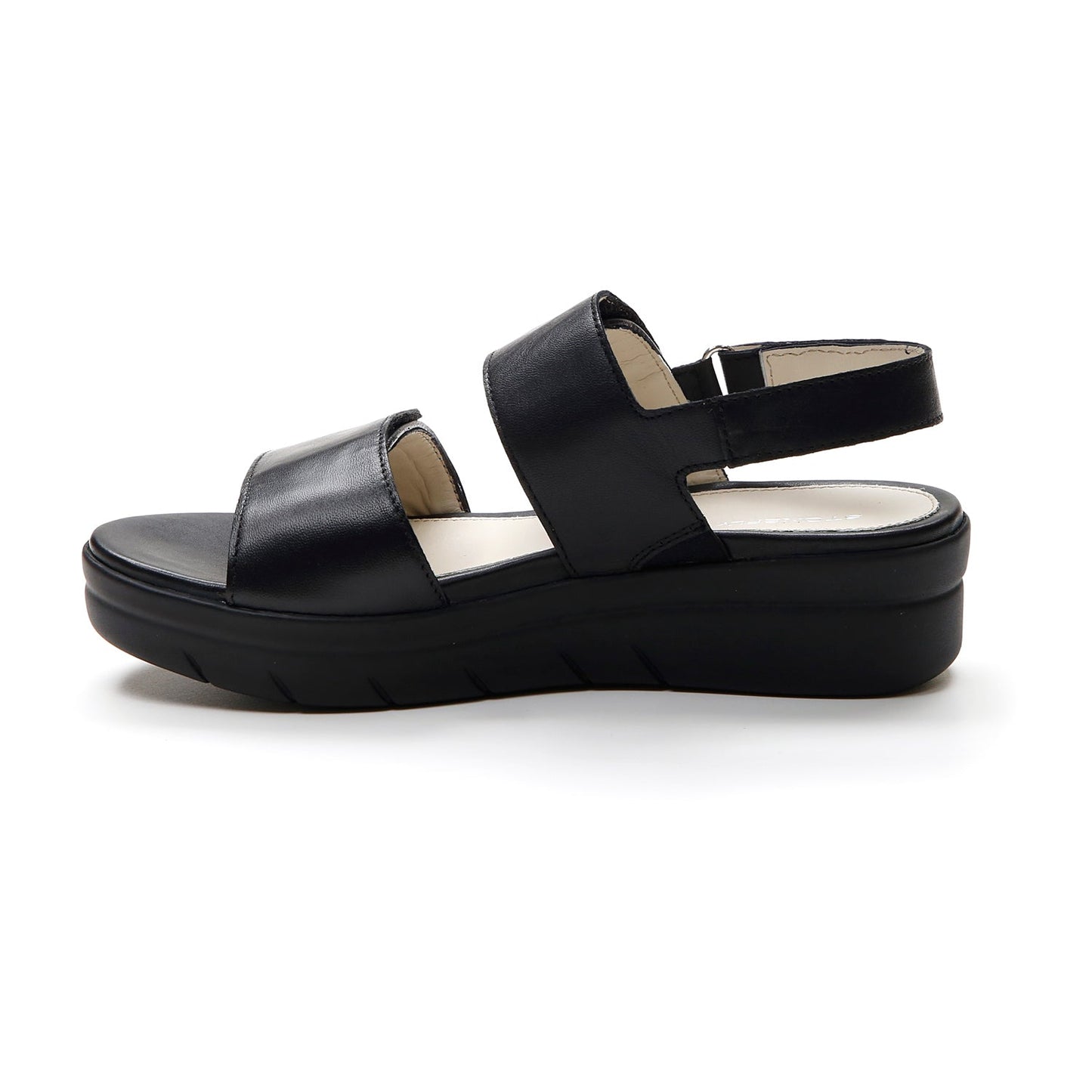Tatiana - Sandali Zeppa Aqua Donna Neri Eleganti Comfort