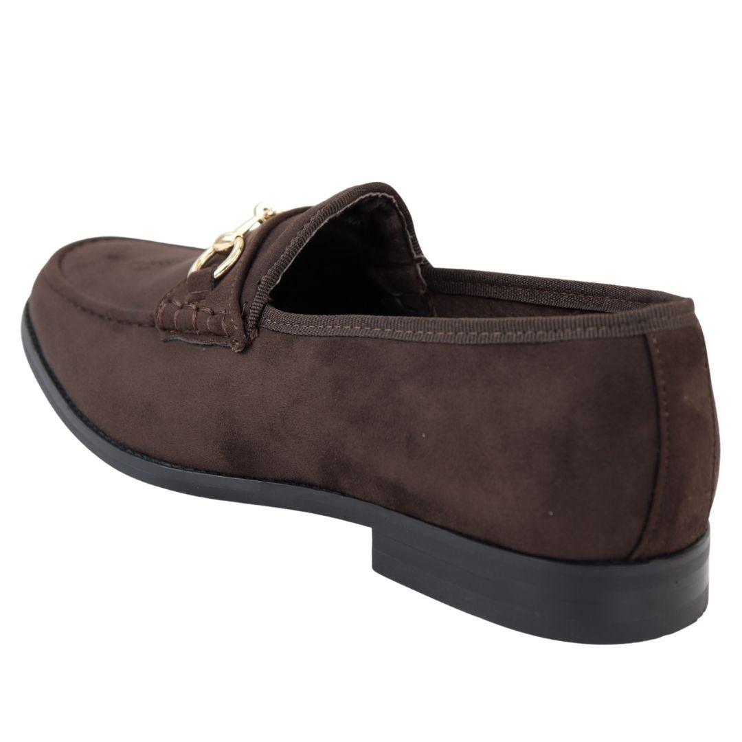 Valerio – Mocassino Uomo Slip-On in Camoscio Foderato in Pelle Formale