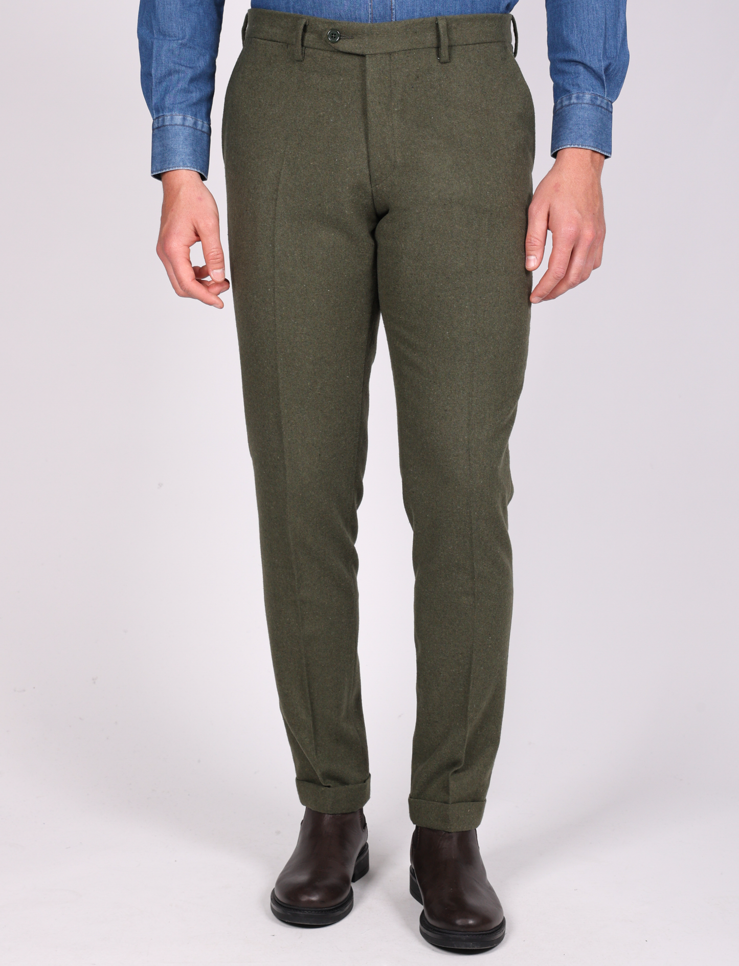 Karelian - Pantalone Uomo Elegante Fit Sartoriale Grigio