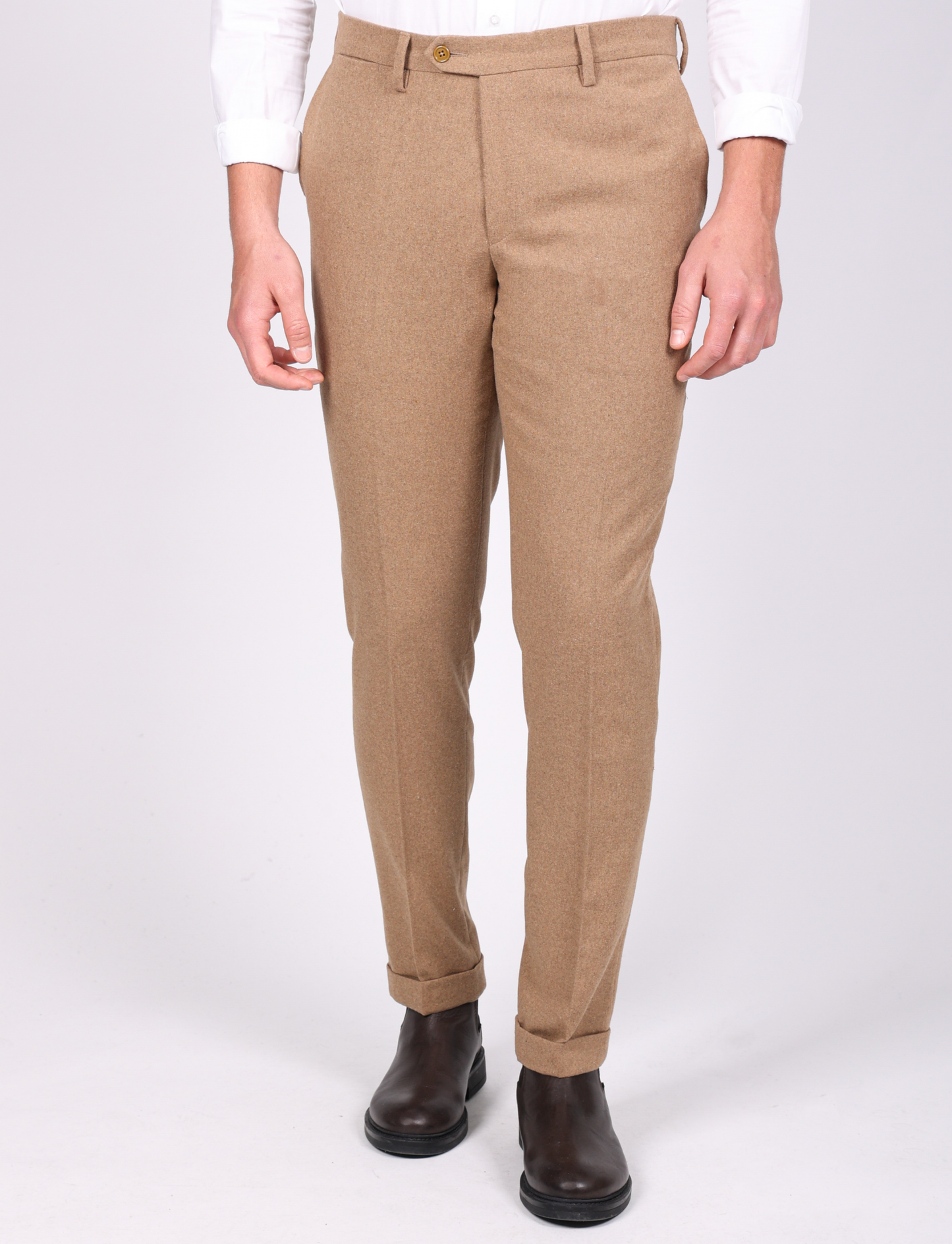 Karelian - Pantalone Uomo Elegante Fit Sartoriale Grigio