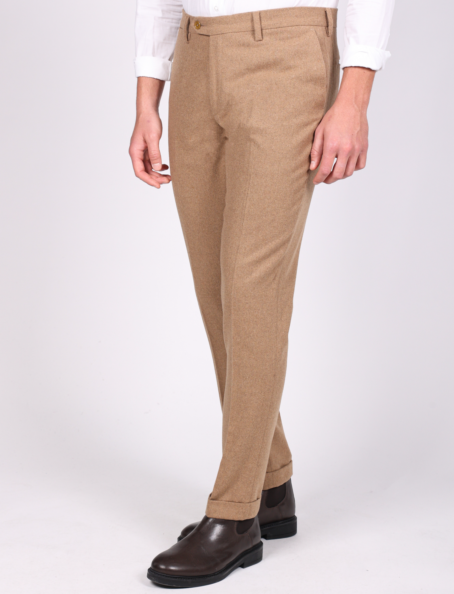 Karelian - Pantalone Uomo Elegante Fit Sartoriale Grigio