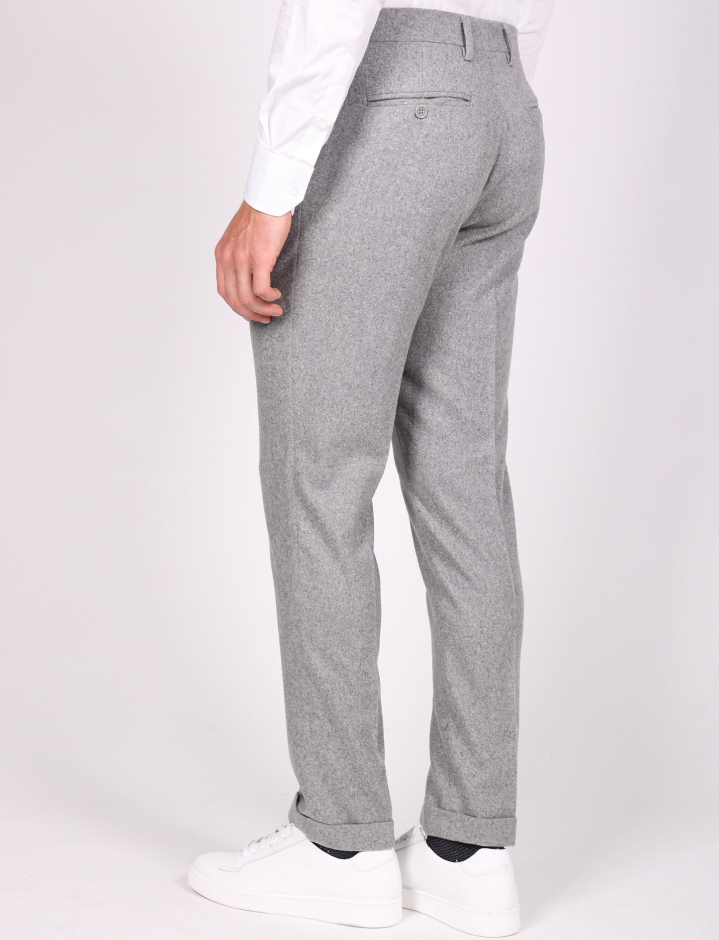 Karelian - Pantalone Uomo Elegante Fit Sartoriale Grigio