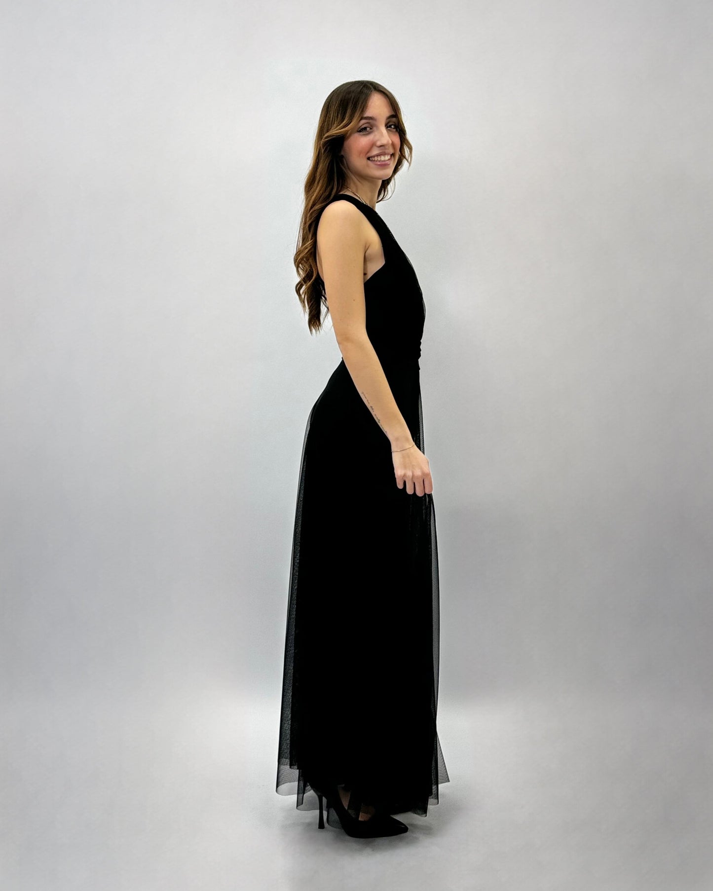 Rosilde - Abito Monospalla Caterina Donna Elegante Femminile