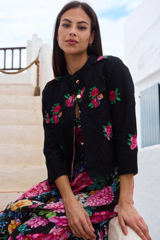 Holly - Giacca con Ricami Artigianali Eleganti