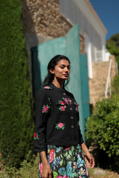 Holly - Giacca con Ricami Artigianali Eleganti