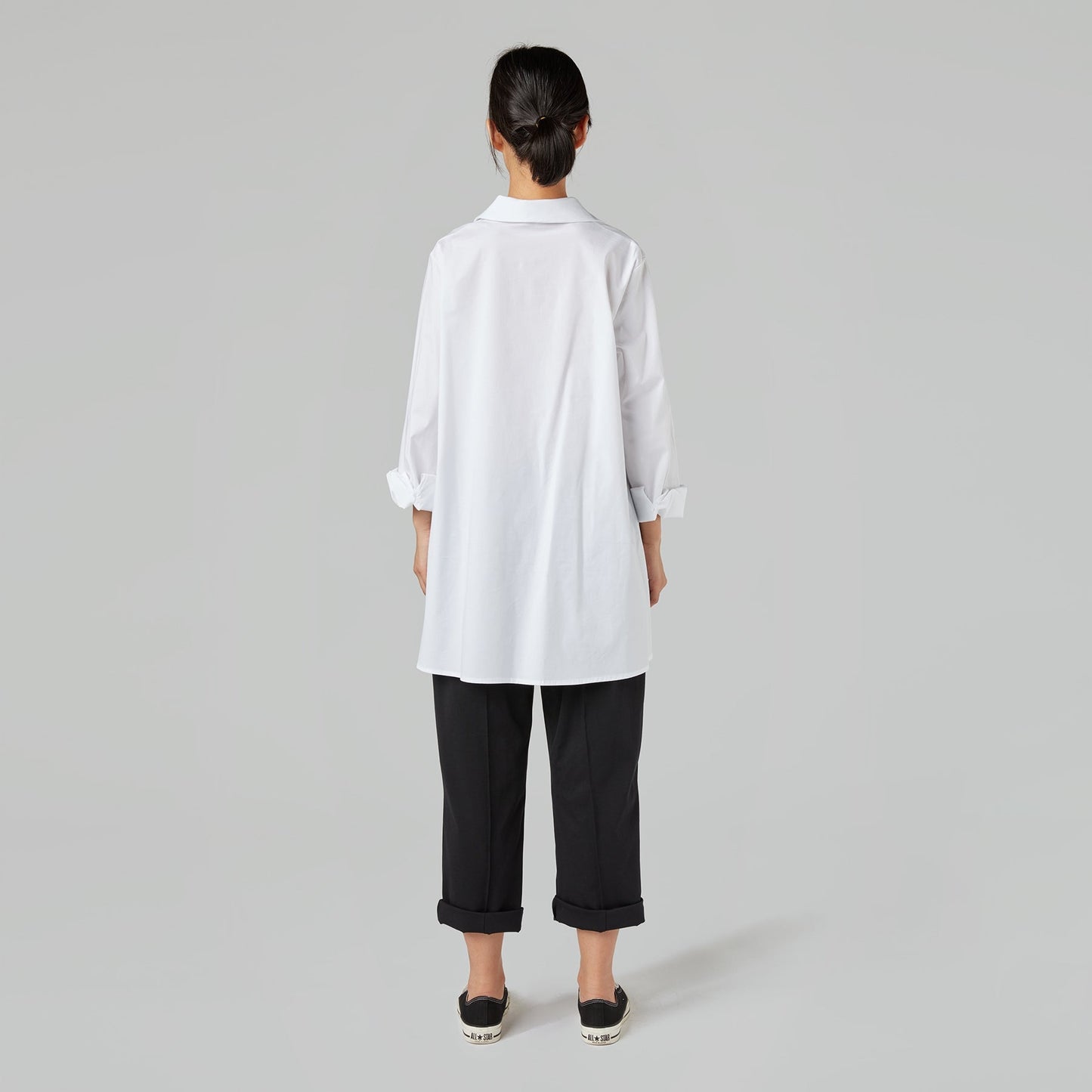 Quintina - Camicia Donna con Twist Frontale Moderna Elegante