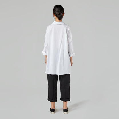 Quintina - Camicia Donna con Twist Frontale Moderna Elegante