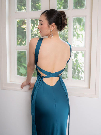 Ondina – Abito Lungo Con Spalline Scoperte Per Look Primaverili