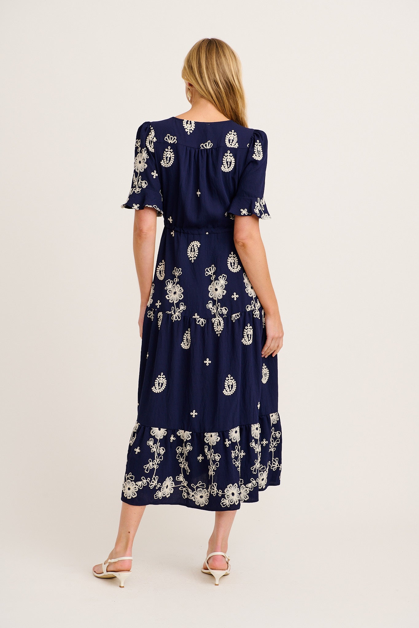 Fabiola - Abito Maxi Donna Elegante Ricamato