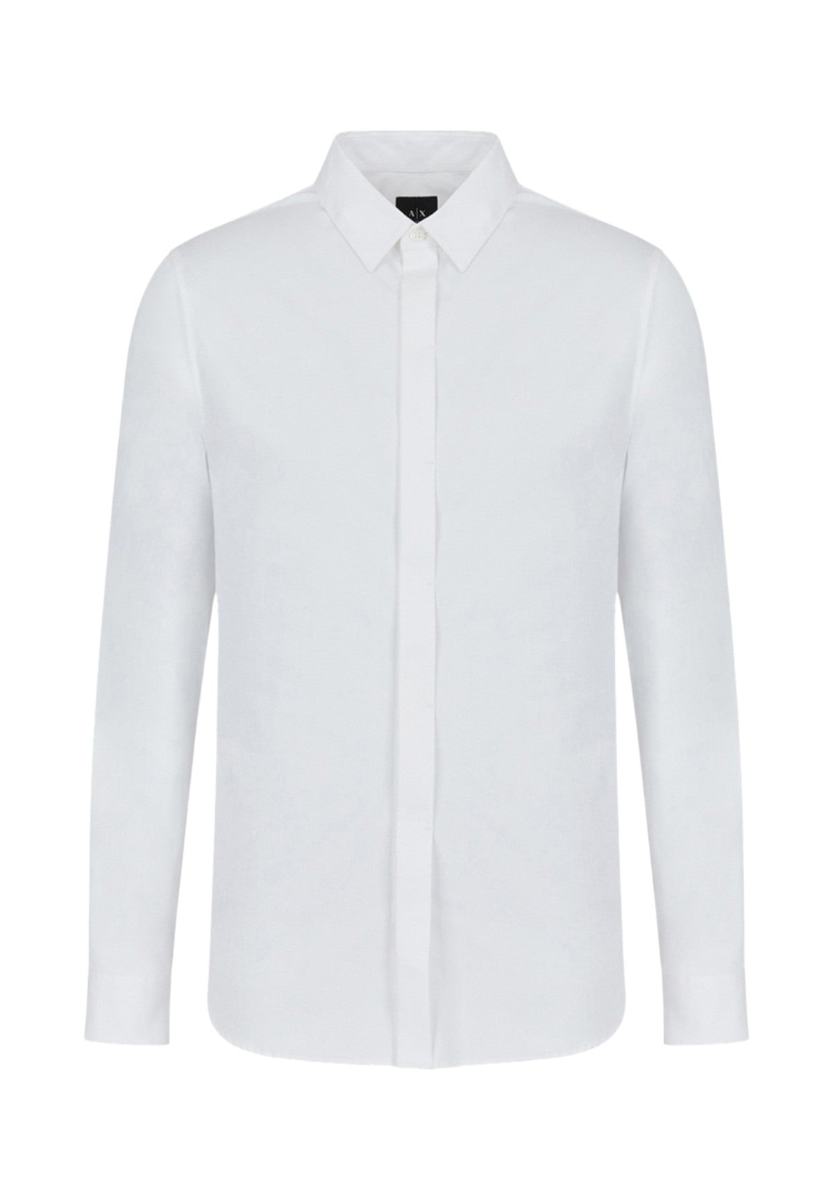 Stefano – Camicia a Maniche Lunghe da Uomo Bianca Essenziale