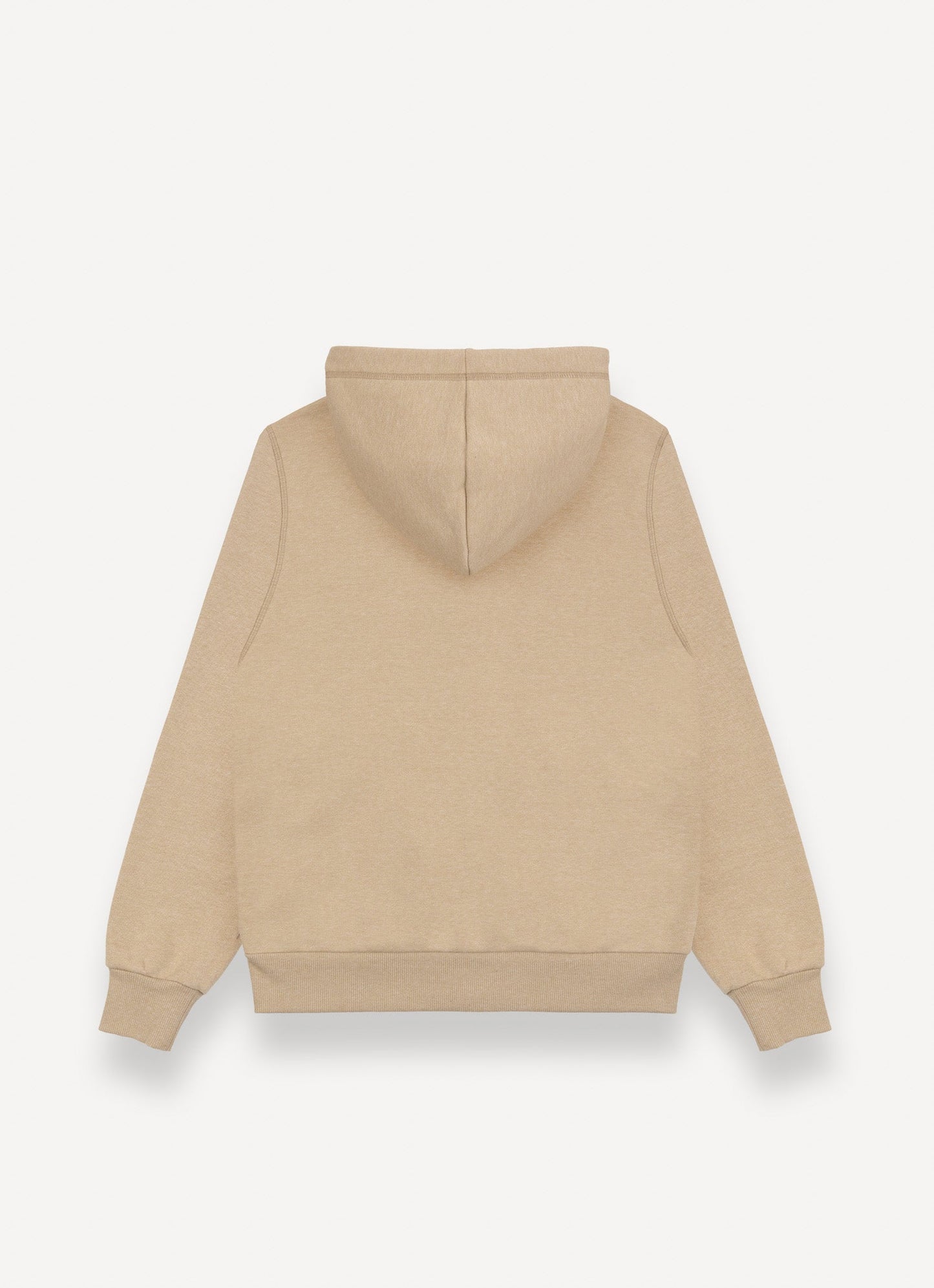 Jacopo - Felpa Uomo Zip Cappuccio Beige Mocaccino