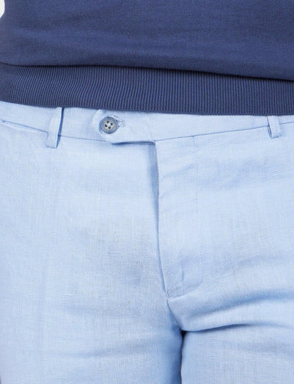 Rutiliano - Pantaloni Uomo Naturale Leggero Fresco Estivo