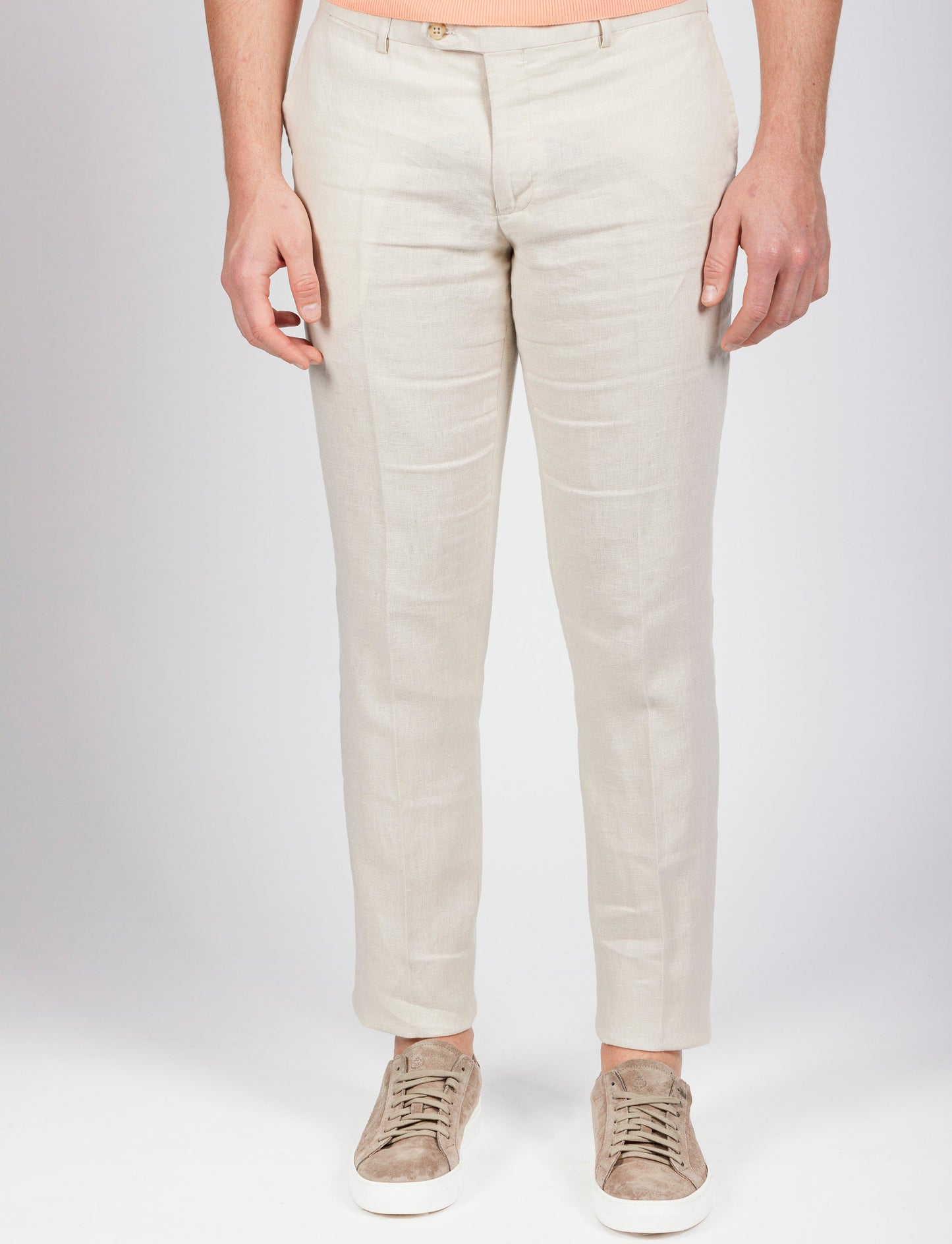 Rutiliano - Pantaloni Uomo Naturale Leggero Fresco Estivo