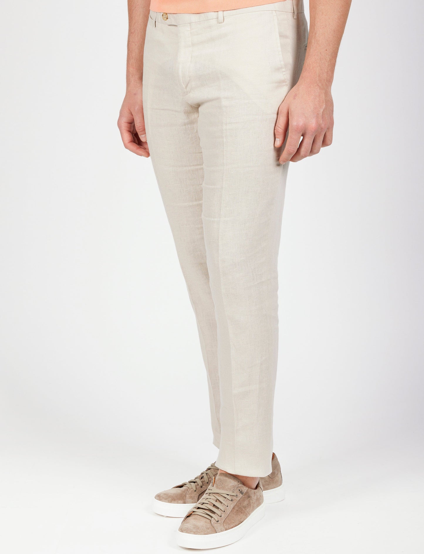 Rutiliano - Pantaloni Uomo Naturale Leggero Fresco Estivo